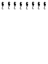 Seahorse Notepad